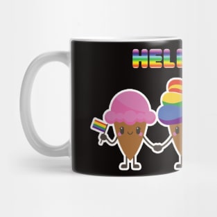 lgbt pride hello ice creams Mug